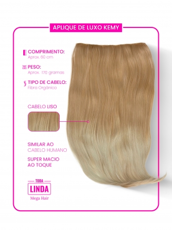 Aplique Kemy Mega Hair Tic Tac
