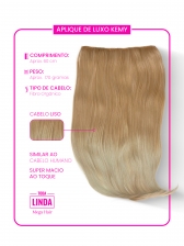 Aplique Kemy Mega Hair Tic Tac