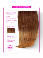 Aplique  Nicole Mega Hair Tic Tac