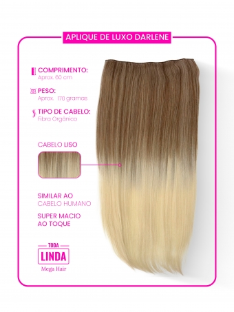 Aplique Darlene Mega Hair Tic Tac